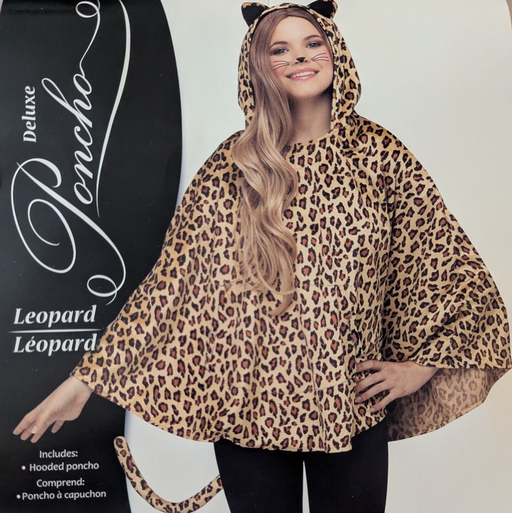 Chic Leopard Poncho
